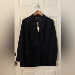 NWT Talbot’s Navy Blue Wool Blend Blazer Jacket made in Italy